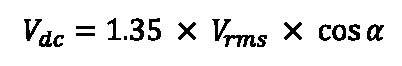 DC bus voltage calculation