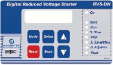 Magnetek HRVS-DN Medium Voltage Soft Starters Interaction LCD Display