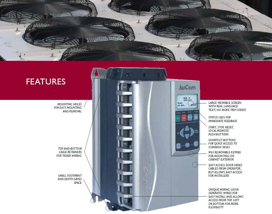 AuCom Soft Starter EMX3 Features