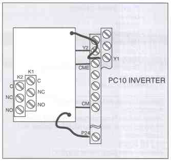 PC10 Relay Output Card Connection Diagram