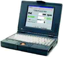 ABB's PC-basec program, DriveWindow Light, used for guided on-line commissioning.