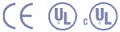 CE, UL and cUL Certified.