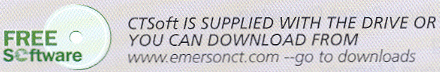 FREE Software Download - CTSoft is Supplied with the Drive or you can Download from www.emersonct.com/downloads